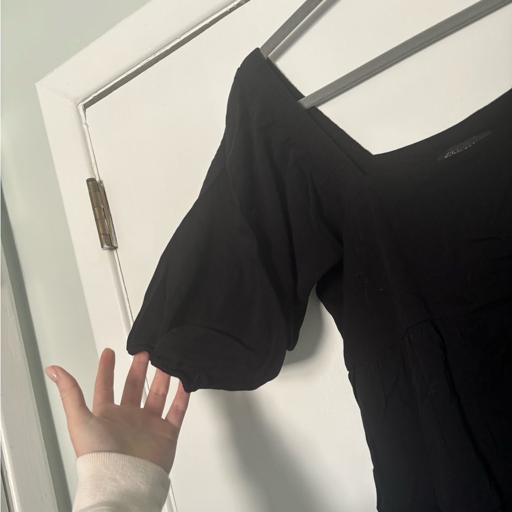 Shinestar Black Midi Dress - Picture 4 of 5